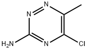 1,2,4-Triazin-3-amine,5-chloro-6-methyl-(9CI) Struktur