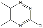 1,2,4-Triazine,3-chloro-5,6-dimethyl-(9CI) Struktur