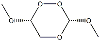 1,2,4-Trioxane,3,6-dimethoxy-,(3R,6R)-rel-(9CI) Struktur