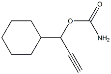 α-Ethynylcyclohexanemethanol carbamate Struktur