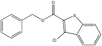 benzyl 3-chloro-1-benzothiophene-2-carboxylate Struktur