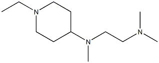 1,2-Ethanediamine,N-(1-ethyl-4-piperidinyl)-N,N,N-trimethyl-(9CI) Struktur