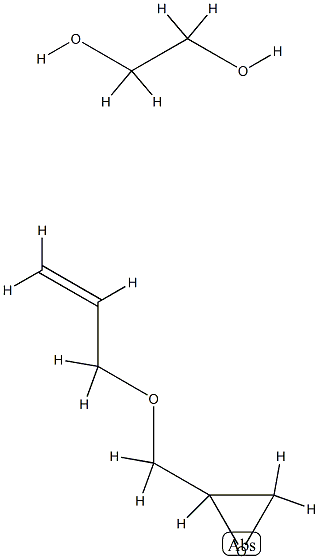 1,2-Ethanediol, polymer with (2-propenyloxy)methyloxirane Struktur