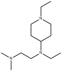 1,2-Ethanediamine,N-ethyl-N-(1-ethyl-4-piperidinyl)-N,N-dimethyl-(9CI) Struktur