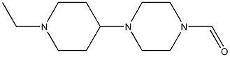 1-Piperazinecarboxaldehyde,4-(1-ethyl-4-piperidinyl)-(9CI) Struktur