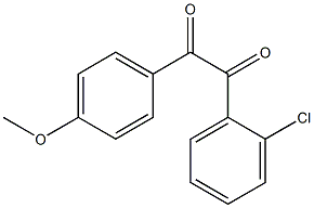 2-Chloro-4''-methoxybenzil Struktur