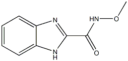 1H-Benzimidazole-2-carboxamide,N-methoxy-(9CI) Struktur