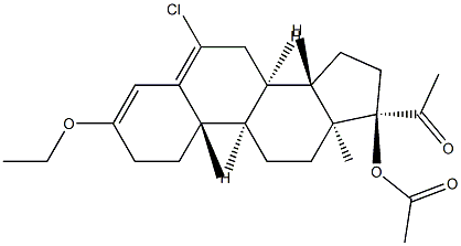 Chlormadinone acetate impurity I Struktur