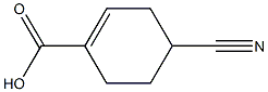 1-Cyclohexene-1-carboxylicacid,4-cyano-(9CI) Struktur