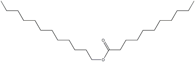 Undecanoic acid dodecyl ester Struktur