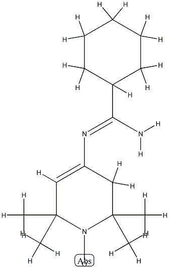 N-(2,2,6,6-tetramethylpiperidyl-1-oxyl) N'- (cyclohexyl)carbodiimide Struktur