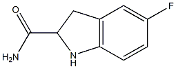 1H-Indole-2-carboxamide,5-fluoro-2,3-dihydro-(9CI) Struktur