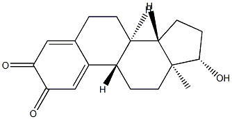 estradiol-2,3-O-quinone Struktur