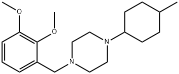 1-(2,3-dimethoxybenzyl)-4-(4-methylcyclohexyl)piperazine Struktur