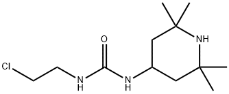 1-(2-Chloroethyl)-3-(2,2,6,6-tetramethyl-4-piperidinyl)urea Struktur