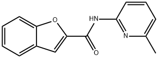 2-Benzofurancarboxamide,N-(6-methyl-2-pyridinyl)-(9CI) Struktur