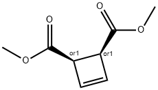 3-Cyclobutene-1α,2α-dicarboxylic acid dimethyl ester Struktur