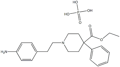 Anileridine phosphate Struktur