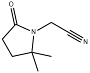 1-Pyrrolidineacetonitrile,2,2-dimethyl-5-oxo-(9CI) Struktur