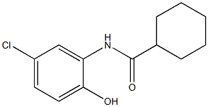 N-(5-chloro-2-hydroxyphenyl)cyclohexanecarboxamide Struktur