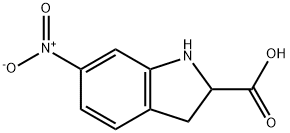 1H-Indole-2-carboxylicacid,2,3-dihydro-6-nitro-(9CI) Struktur