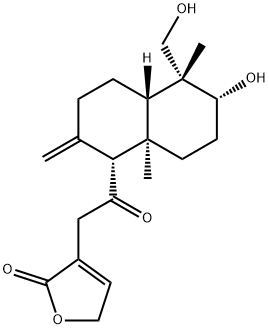 14－Deoxy-11-oxoandrographolide Struktur