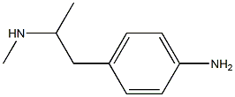 4-Amino-N,α-dimethylbenzeneethanamine Struktur