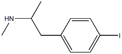 4-Iodo-N,α-dimethylbenzeneethanamine Struktur