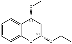 2H-1-Benzopyran,2-ethoxy-3,4-dihydro-4-methoxy-,(2R,4R)-rel-(9CI) Struktur