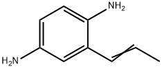 1,4-Benzenediamine,2-(1-propenyl)-(9CI) Struktur