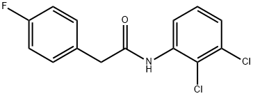 N-(2,3-dichlorophenyl)-2-(4-fluorophenyl)acetamide Struktur