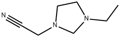 1-Imidazolidineacetonitrile,3-ethyl-(9CI) Struktur