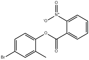 4-bromo-2-methylphenyl 2-nitrobenzoate Struktur