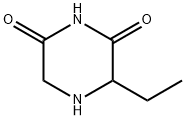 2,6-Piperazinedione,3-ethyl-(9CI) Struktur