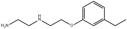 1,2-Ethanediamine,N-[2-(3-ethylphenoxy)ethyl]-(9CI) Struktur