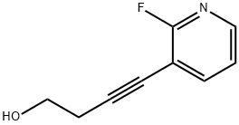 3-Butyn-1-ol,4-(2-fluoro-3-pyridinyl)-(9CI) Struktur