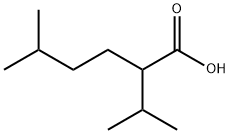 2-Isopropyl-5-methylhexanoic acid Struktur