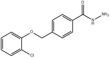 4-[(2-chlorophenoxy)methyl]benzohydrazide Struktur