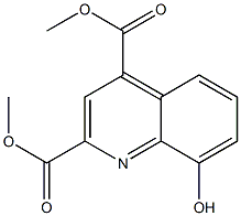 dimethyl 8-hydroxyquinoline-2,4-dicarboxylate Struktur