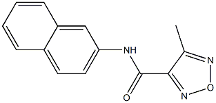 1,2,5-Oxadiazole-3-carboxamide,4-methyl-N-2-naphthalenyl-(9CI) Struktur