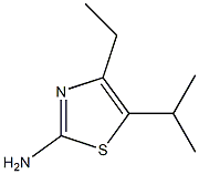 2-Thiazolamine,4-ethyl-5-(1-methylethyl)-(9CI) Struktur