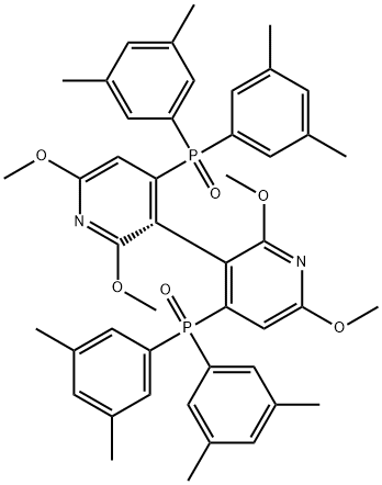 (R)-4,4'-Bis(di-3,5-xylylphosphinoyl)-2,2',6,6'-tetraMethoxy-3,3'-bipyridine Struktur