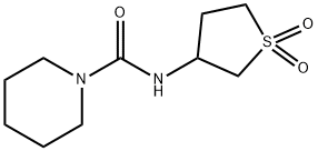 1-Piperidinecarboxamide,N-(tetrahydro-1,1-dioxido-3-thienyl)-(9CI) Struktur