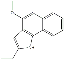 1H-Benz[g]indole,2-ethyl-4-methoxy-(9CI) Struktur