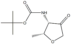 D-threo-2-Pentulose, 1,4-anhydro-3,5-dideoxy-3-[[(1,1- Struktur