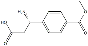 Benzenepropanoic acid, -ba--amino-4-(methoxycarbonyl)-, (-ba-S)- (9CI) Struktur