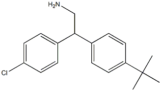 2-(4-tert-butylphenyl)-2-(4-chlorophenyl)ethylamine Struktur