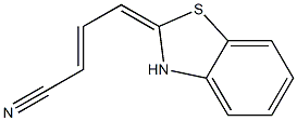 delta2,gamma-Benzothiazolinecrotononitrile (8CI) Struktur