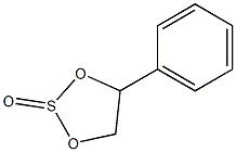 4-Phenyl-1,3-dioxa-2-thia(IV)cyclopentan-2-one Struktur