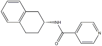 4-Pyridinecarboxamide,N-[(2R)-1,2,3,4-tetrahydro-2-naphthalenyl]-(9CI) Struktur